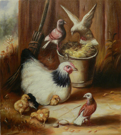 In the poultry